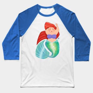 Fluffy Mermaid Baseball T-Shirt